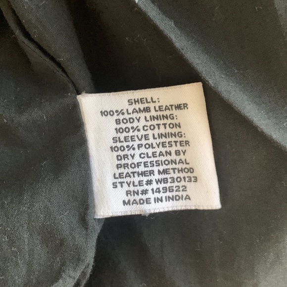 Walter Baker Liz Leather Crop Moto Jacket - Oxblood Red - Small - Picture 11 of 11